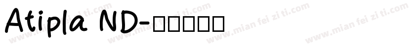 Atipla ND字体转换